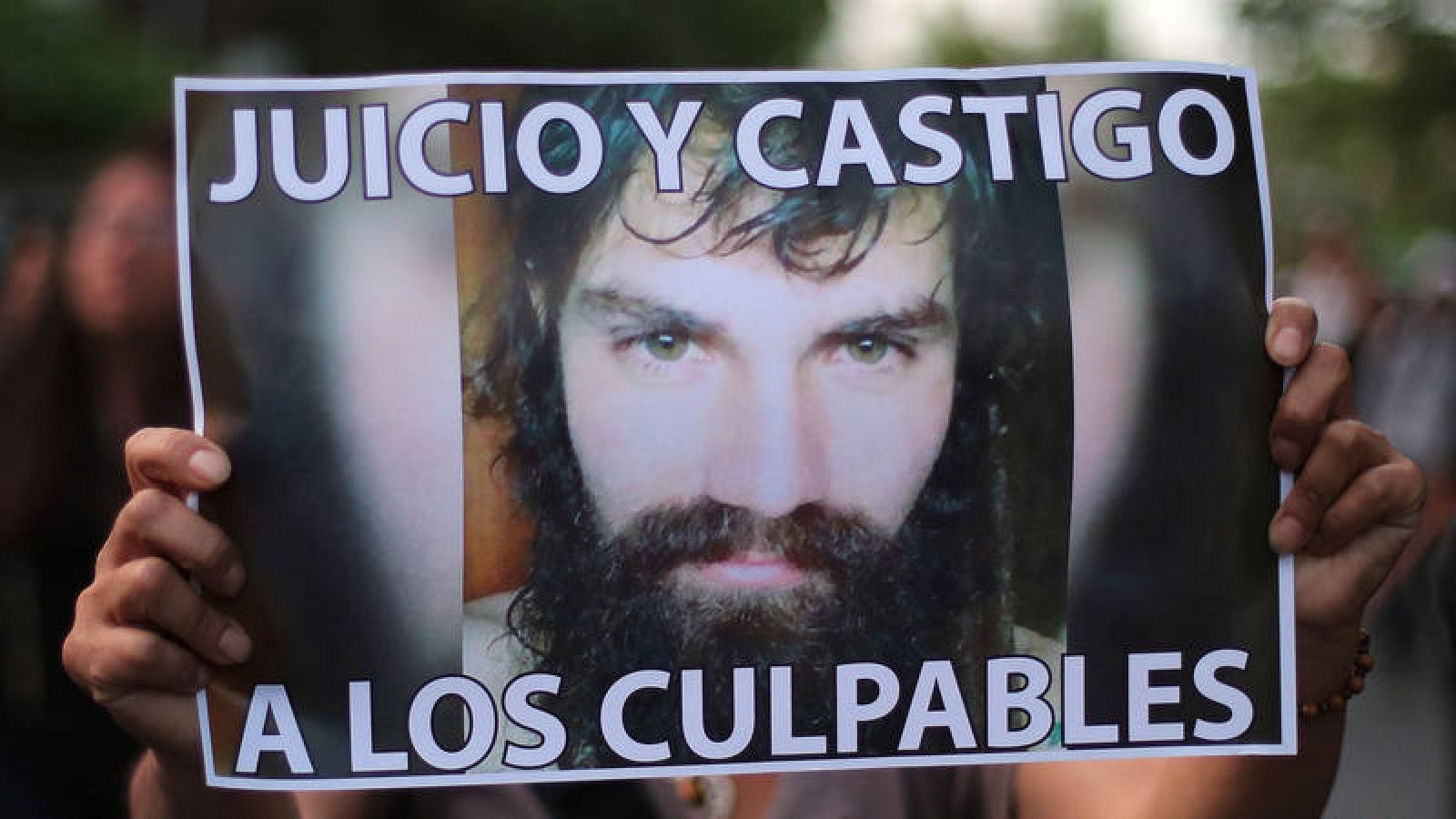 Imagen de archivo de una manifestación en Chile para protestar por la muerte de Maldonado