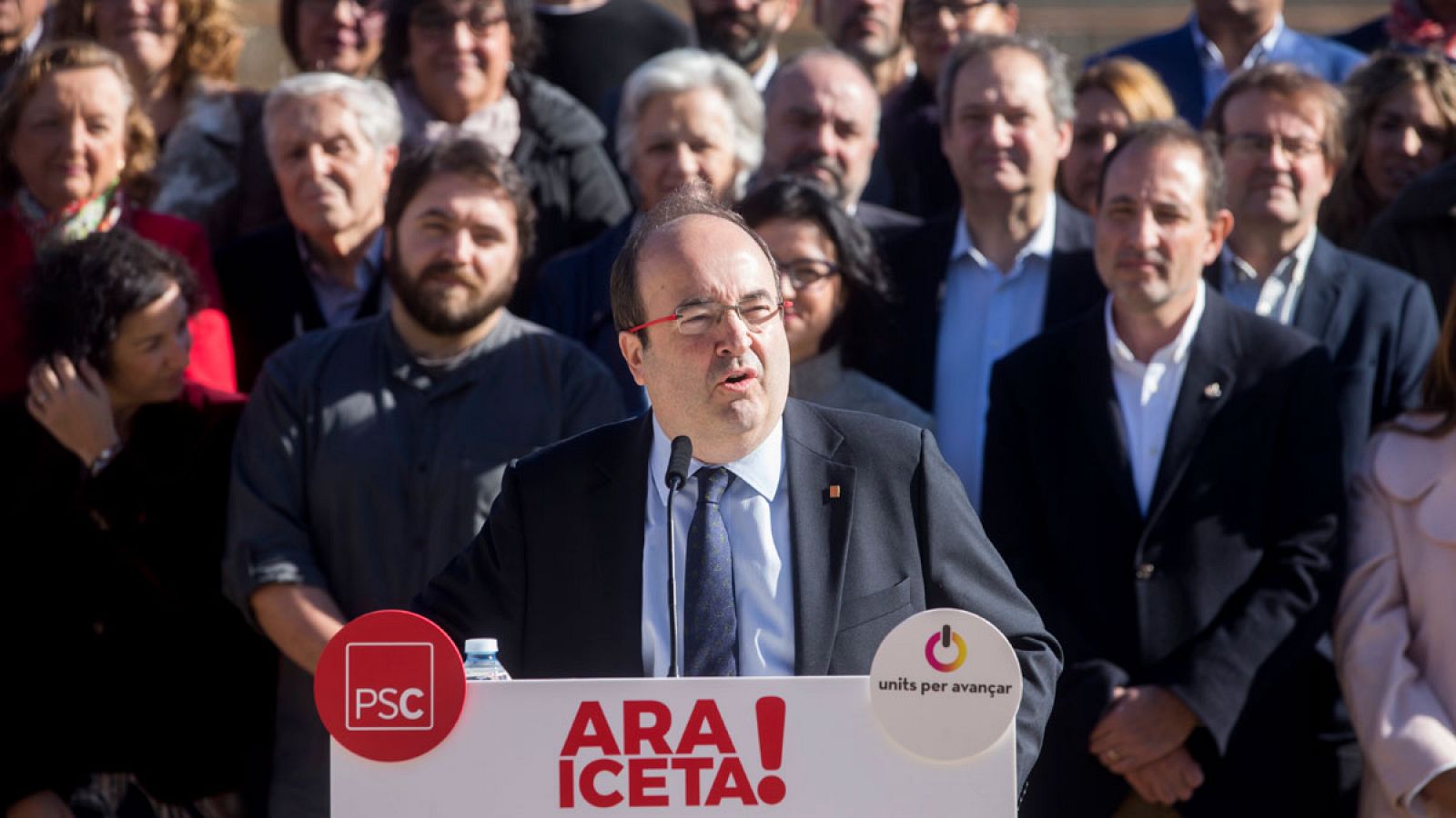 El primer secretario del PSC y candidato a las elecciones del 21-D, Miquel Iceta