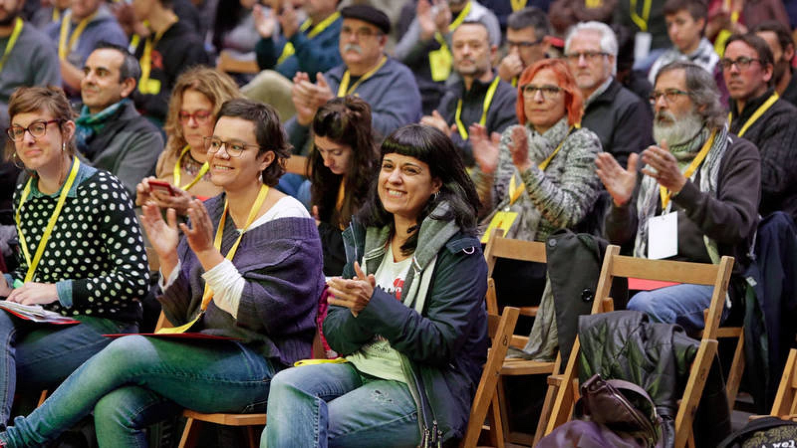 Imagen de la asamblea extraordinaria de la CUP del pasado 12 de noviembre de 2017. 