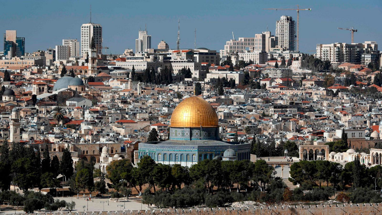 Vista de la ciudad de Jerusalén (Israel).