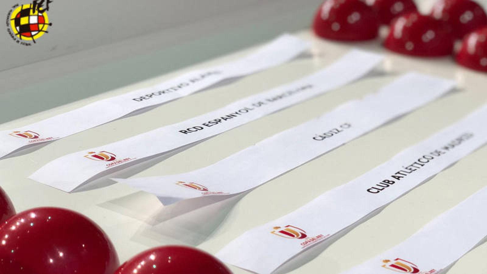 Sorteo de octavos de final de la Copa del Rey de fútbol  