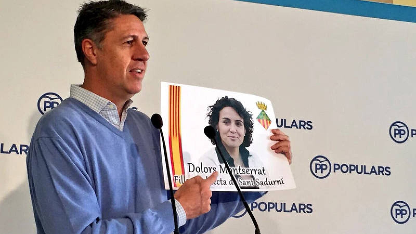 Xavier García Albiol reivindica en Sant Sadurní a la ministra Dolors Montserrat, a la que se quiso declarar 'persona non grata' en este su municipio natal.