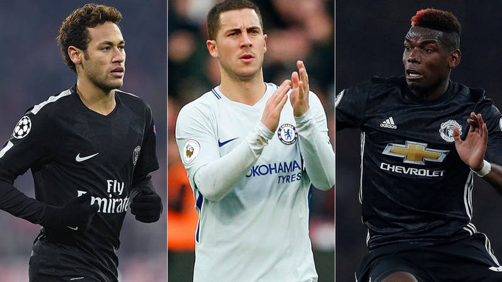 Neymar, Hazard y Pogba se las verán en octavos contra Real Madrid, Barcelona y Sevilla.