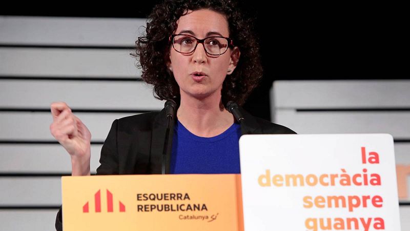 Marta Rovira protagoniza un mitin de ERC.