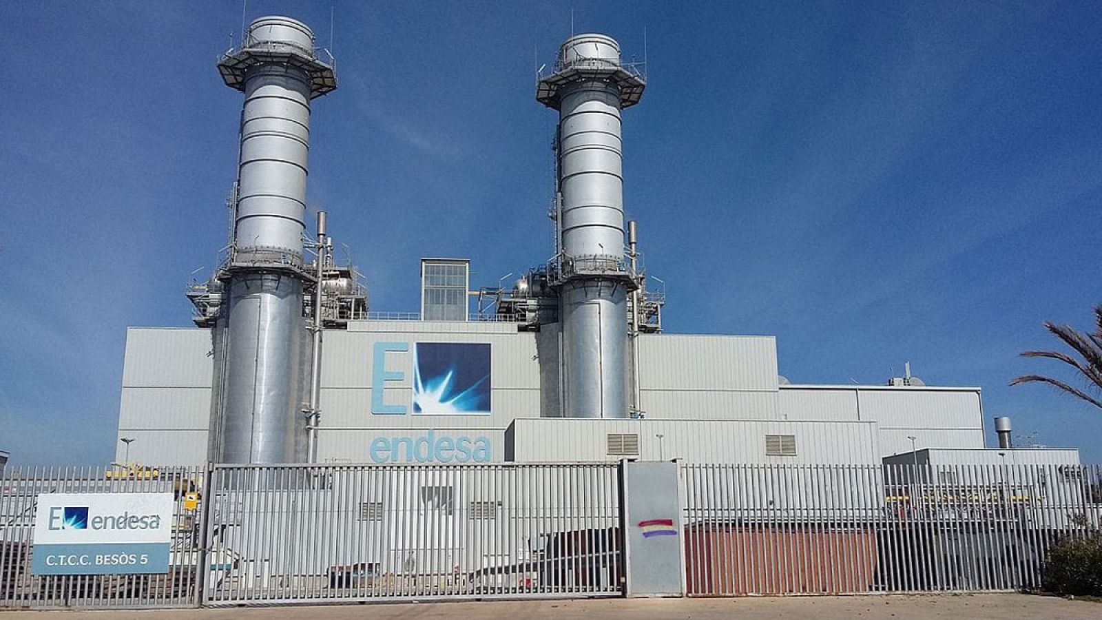 Central Térmica de Ciclo Combinado de Endesa en la localidad barcelonesa de Sant Adriá de Besós