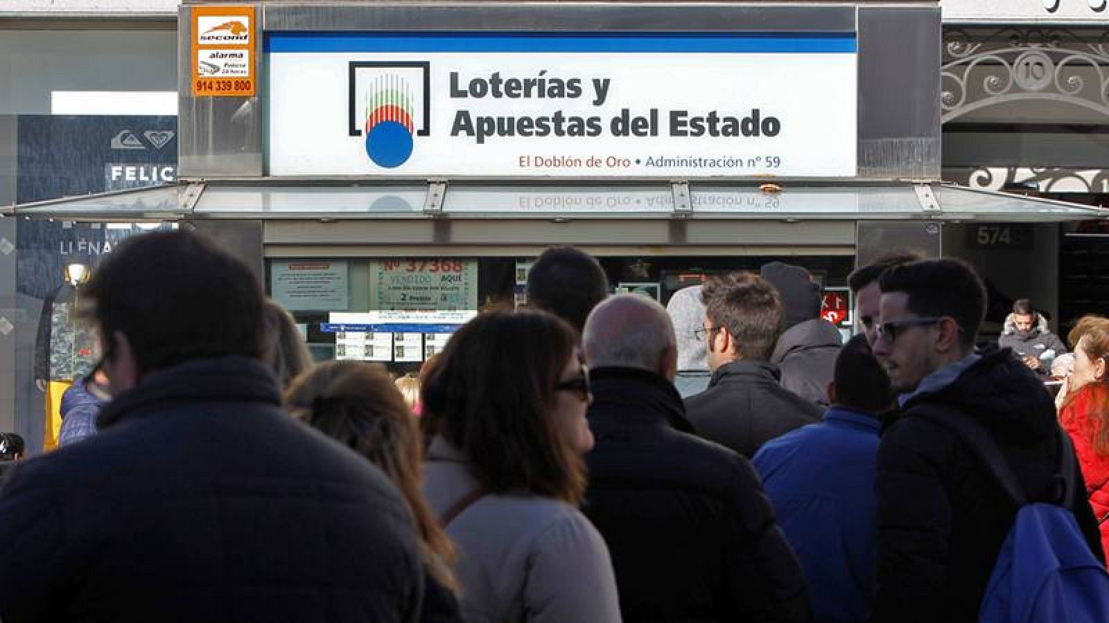 Colas en las administraciones de Lotería a dos días del sorteo