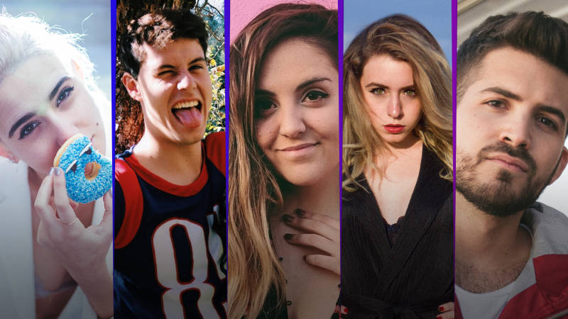 Bannanitas, Stone, Andrea Compton, Miare y Kikillo, protagonistas en las Campanadas de Playz