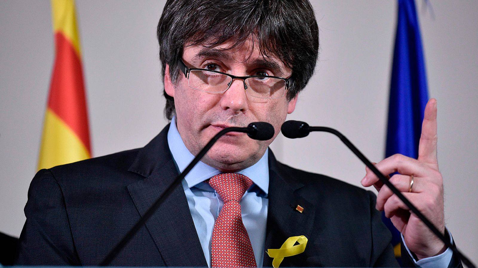 Carles Puigdemont interviene desde Bruselas tras las elecciones catalanas del 21-D