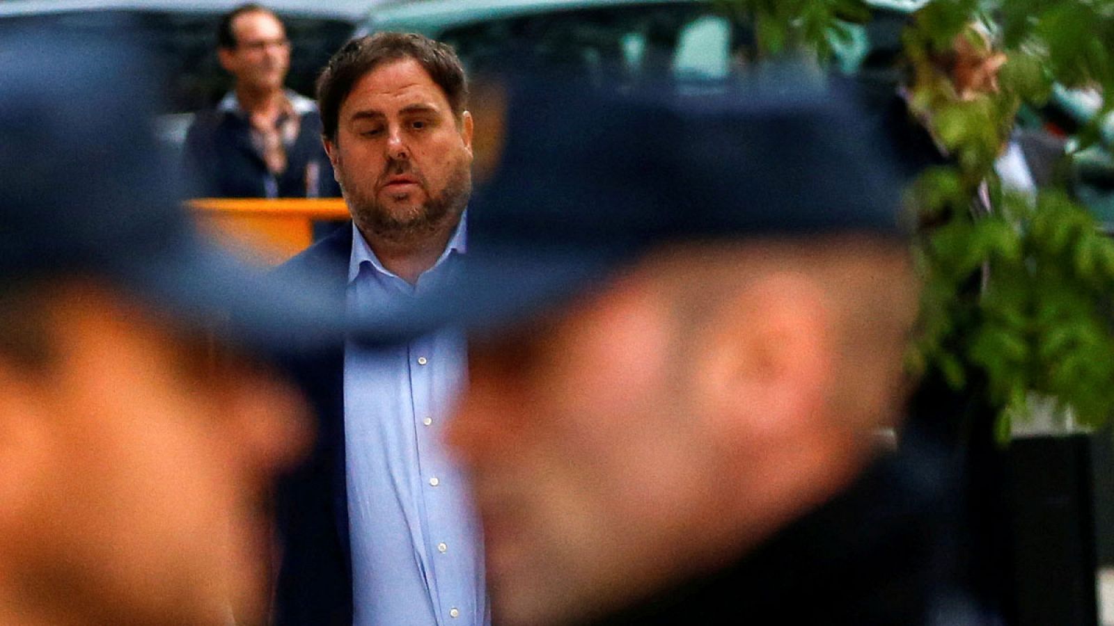 Imagen de archivo de Oriol Junqueras llegando a declarar al Tribunal Supremo el pasado 2 de noviembre de 2017.