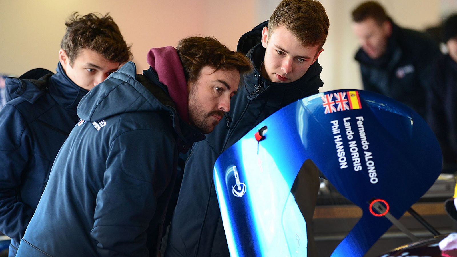 Fernando Alonso se prepara para las 24 horas de Daytona.