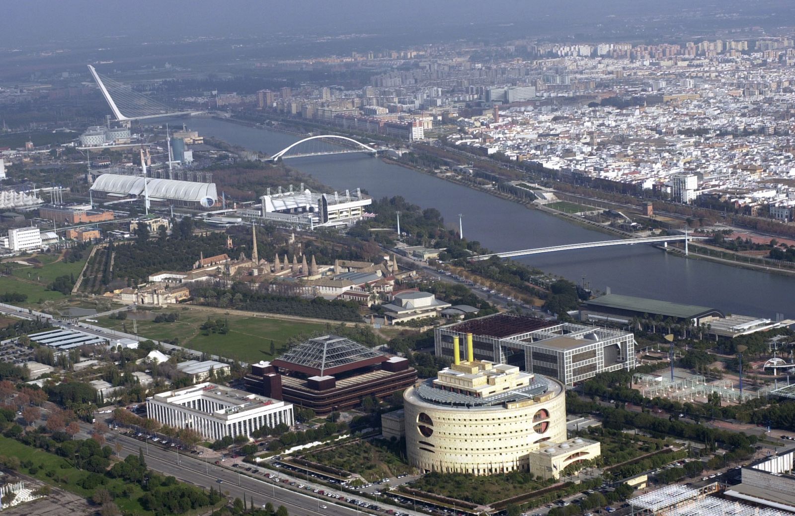 VIsta aérea de La Cartuja