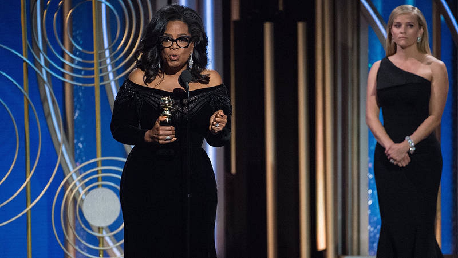Oprah Winfrey fue una de las más contundentes contra el machismo en su discurso 