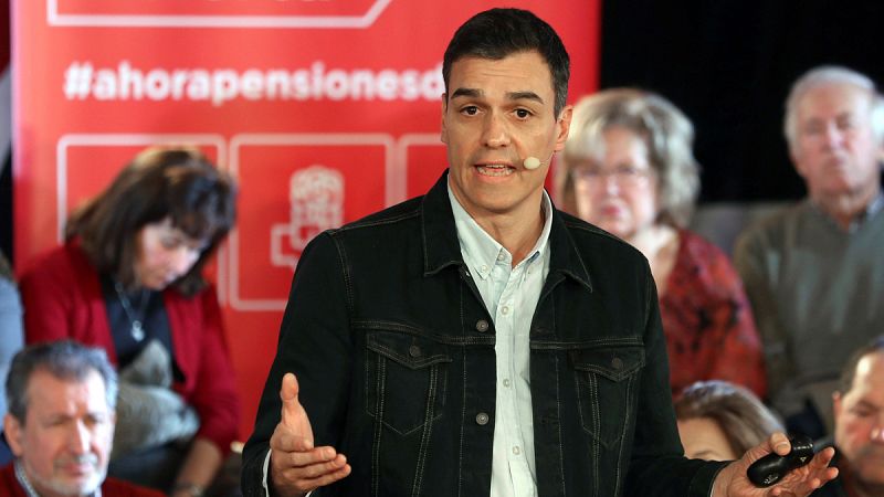 El secretario general, Pedro Sánchez, interviene en su segunda asamblea abierta a la ciudadanía
