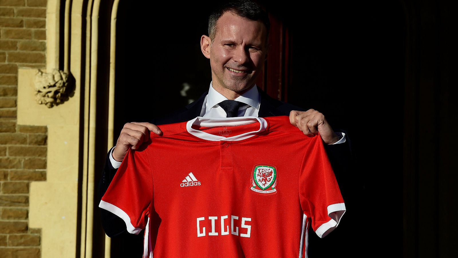 Ryan Giggs, en su presentación como seleccionador de Gales.