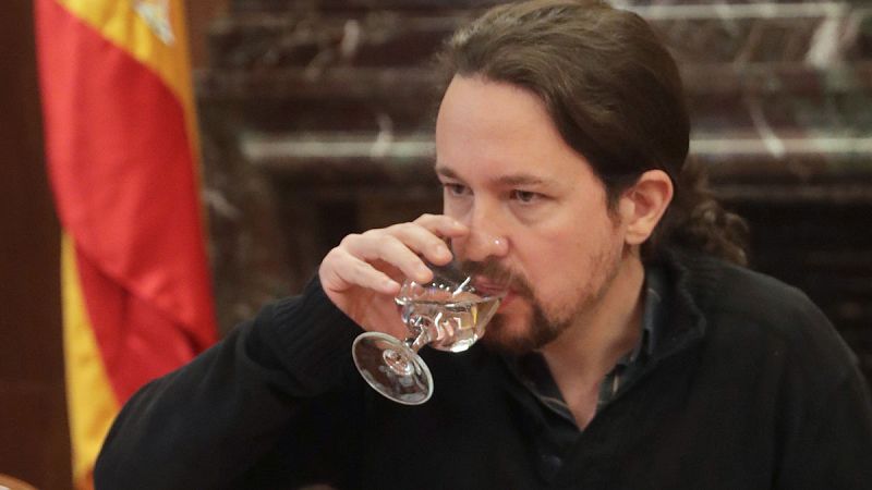 El lider de Podemos, Pablo Iglesias