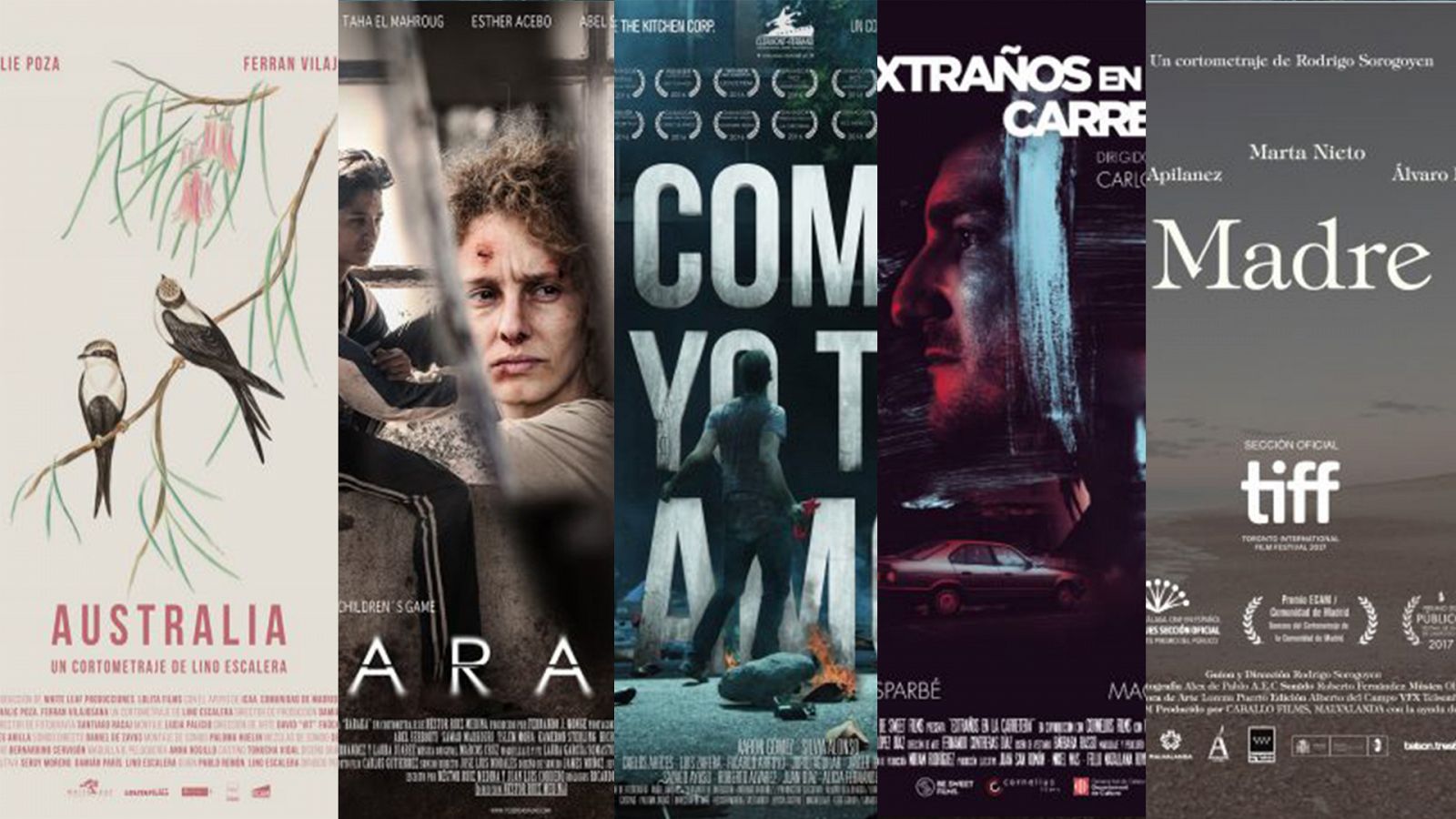 Nominadas a mejor cortometraje de ficción