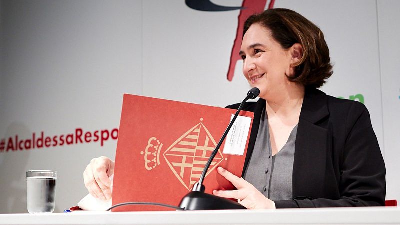 La alcaldesa de Barcelona, Ada Colau