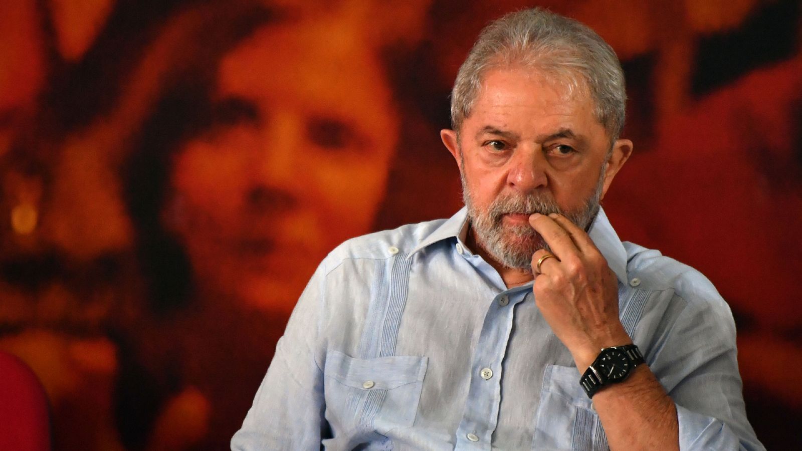 Lula da Silva, en un mitin político en Sao Paulo