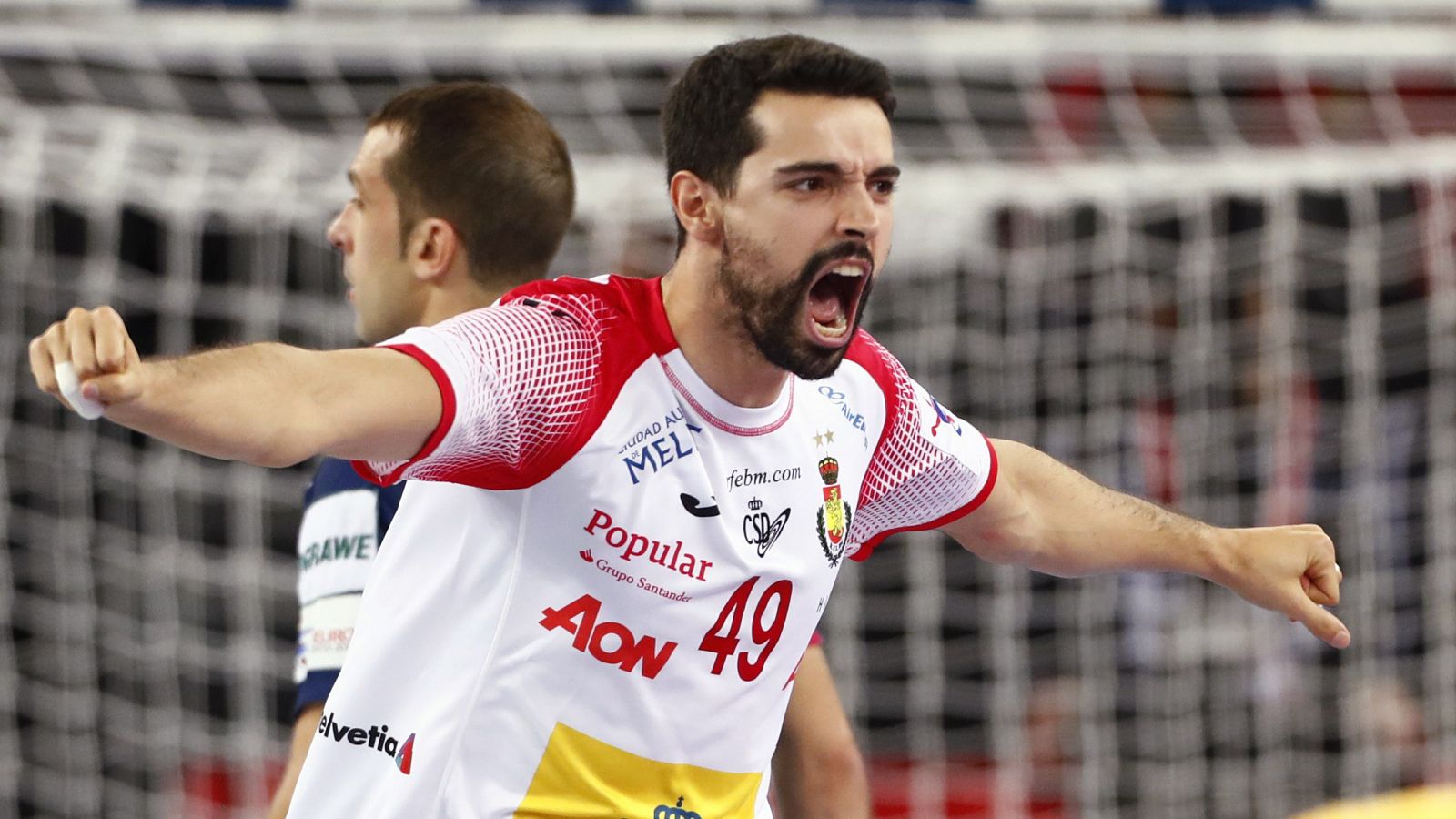 El extremo derecho de la selección española de balonmano, Ferrán Solé.