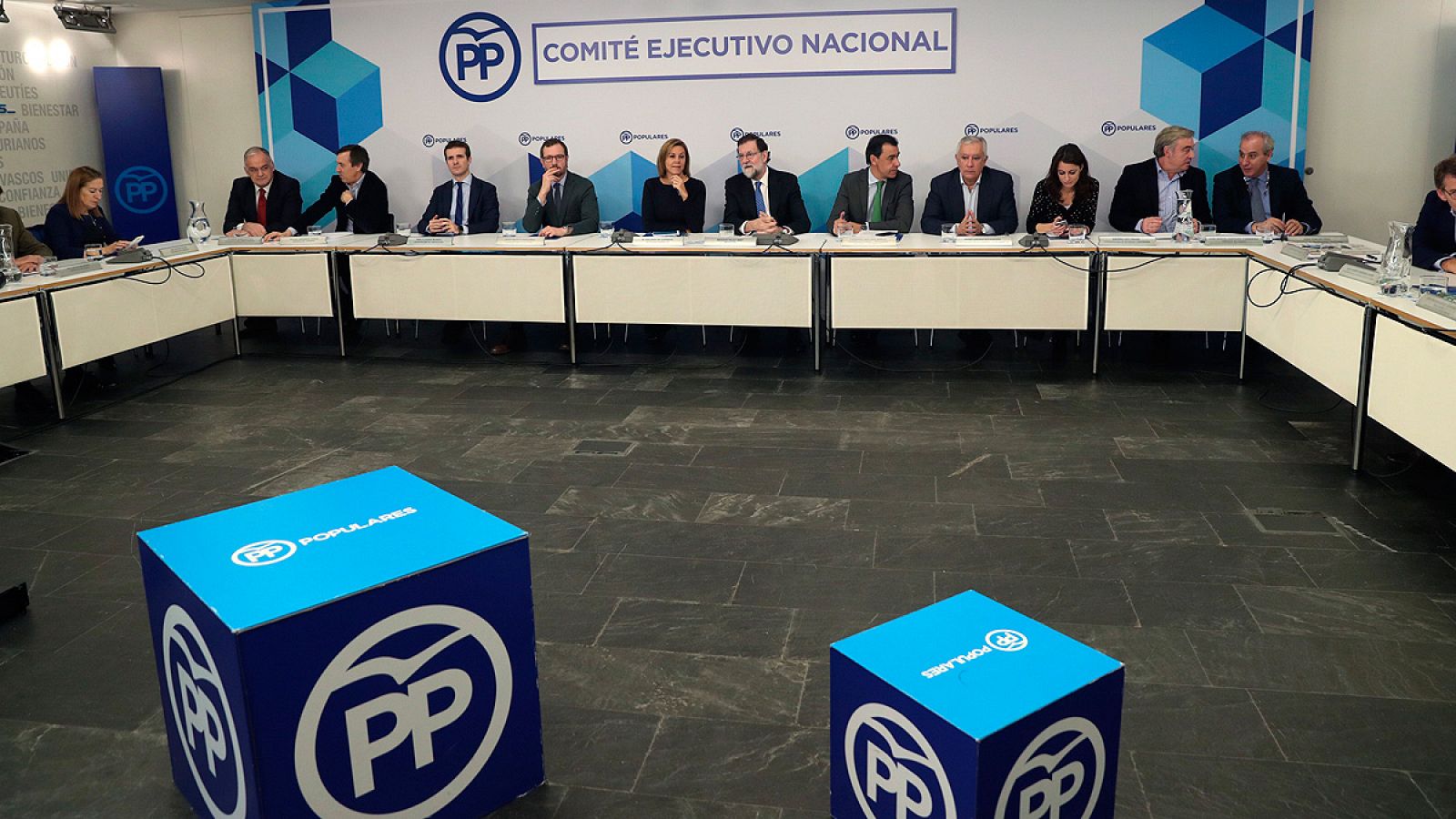 Reunión del Comité Ejecutivo Nacional del PP, el pasado mes de diciembre