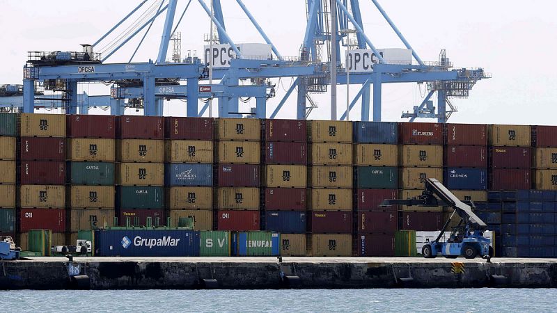 Terminal de contenedores del puerto de Las Palmas