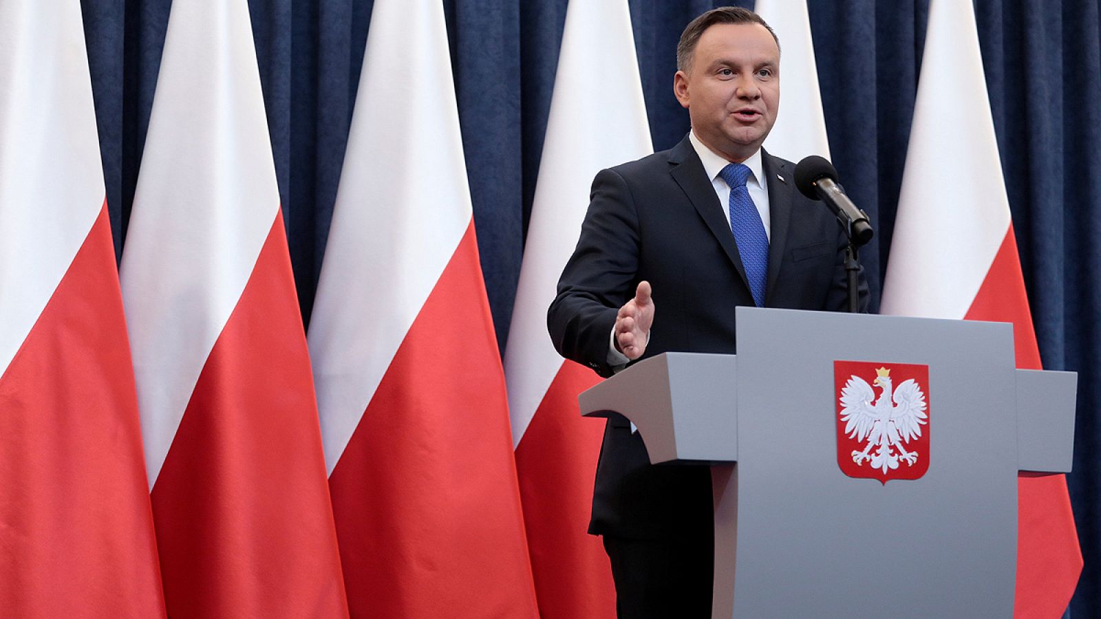 El presidente polaco, Andrzej Duda