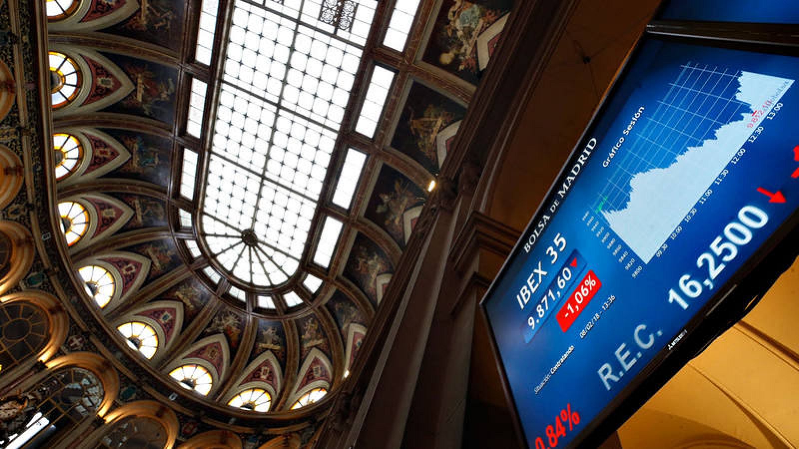 La Bolsa de Madrid ha vuelto a los números rojos este jueves