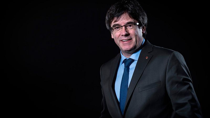 Carles Puigdemont, en una sesión de fotos en Bruselas