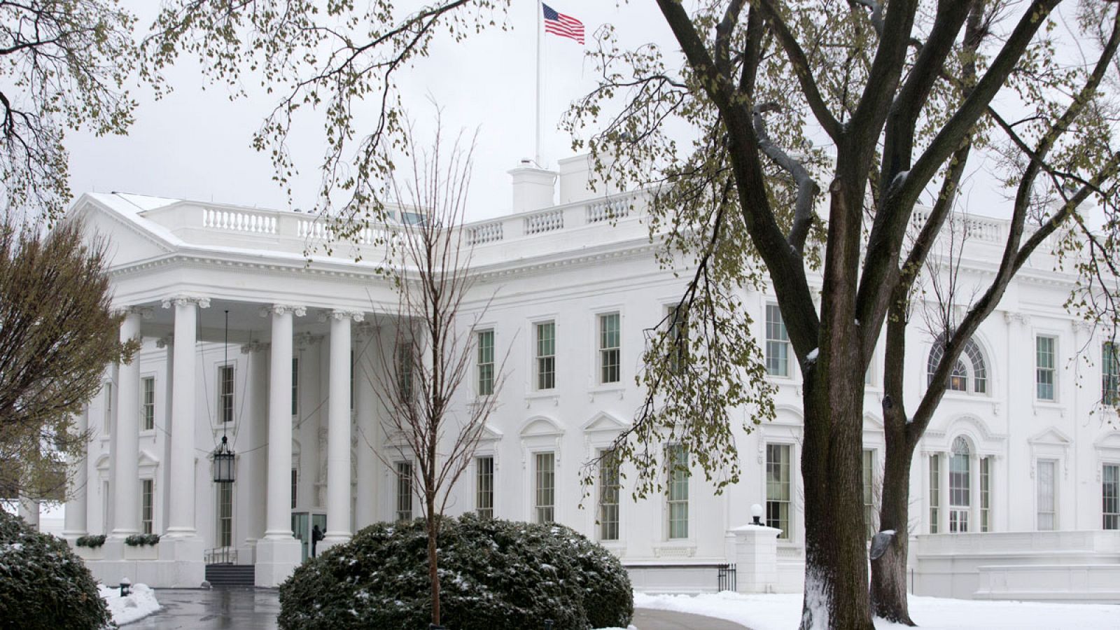 Imagen del exterior de la Casa Blanca el pasado marzo de 2017.