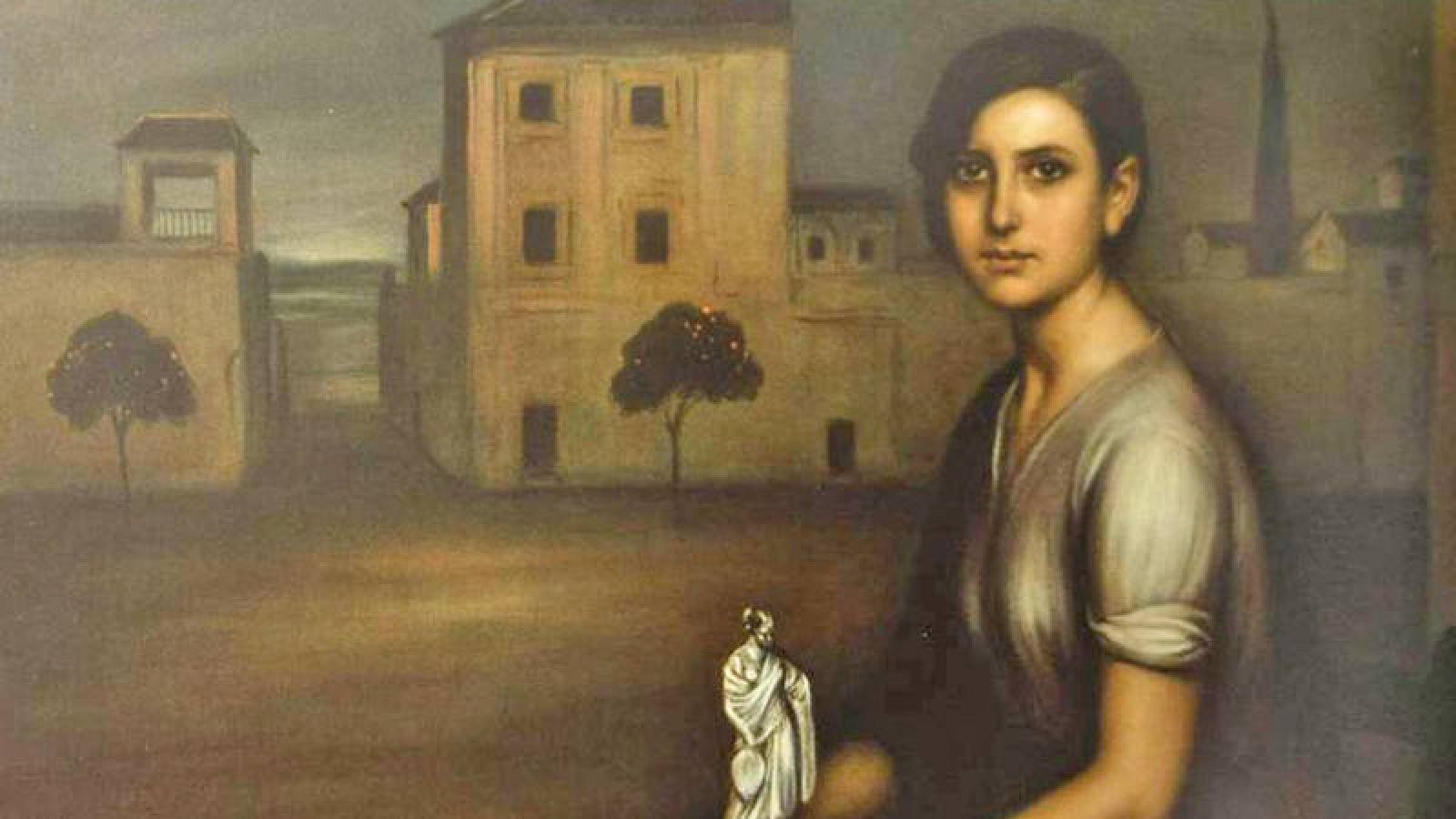 Cuadro 'La niña de la tanagra' de Julio Romero de Torres