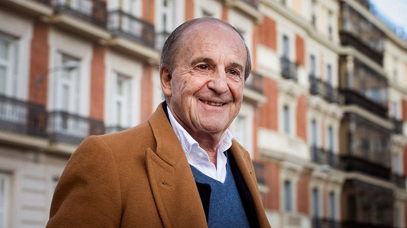 El periodista deportivo José María García a su llegada a la Audiencia Nacional de Madrid.