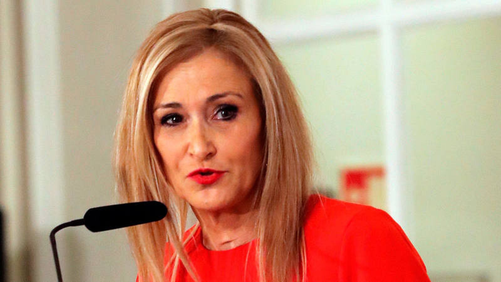 La presidenta de la Comunidad de Madrid, Cristina Cifuentes