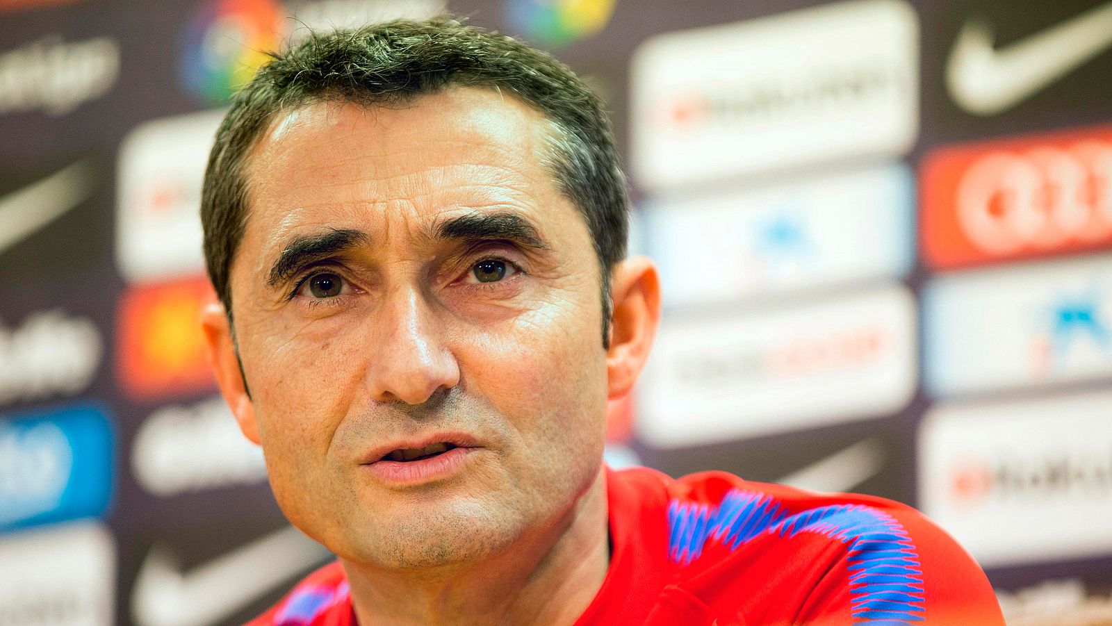 Valverde, en rueda de prensa