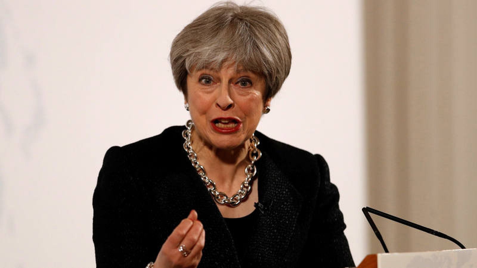 La primera ministra del Reino Unido, Theresa May