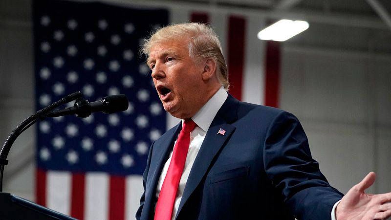 Donald Trump en un acto el sábado 10 de marzo de 2018 en Pensilvania (EE.UU.).