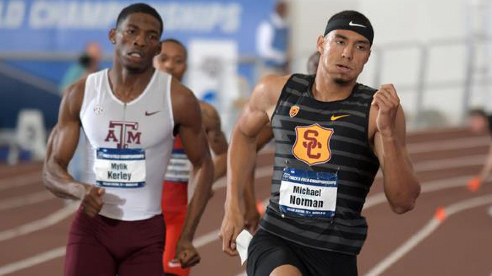 El estadounidense Norman bate el récord mundial de 400 metros en pista cubierta