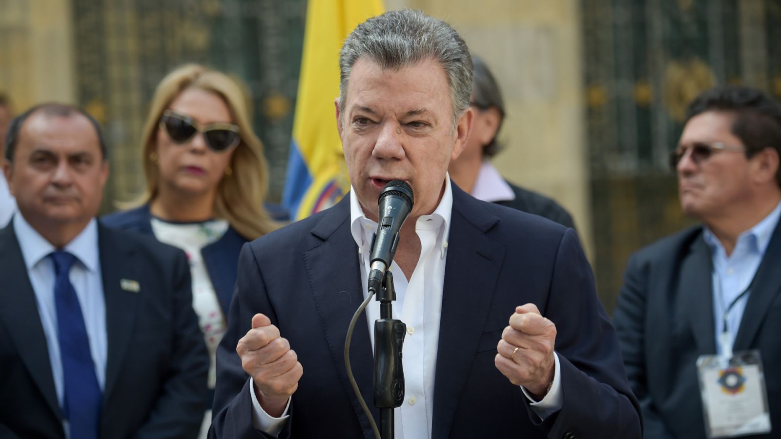 El presidente colombiano, Juan Manuel Santos, fotografiado en Bogotá