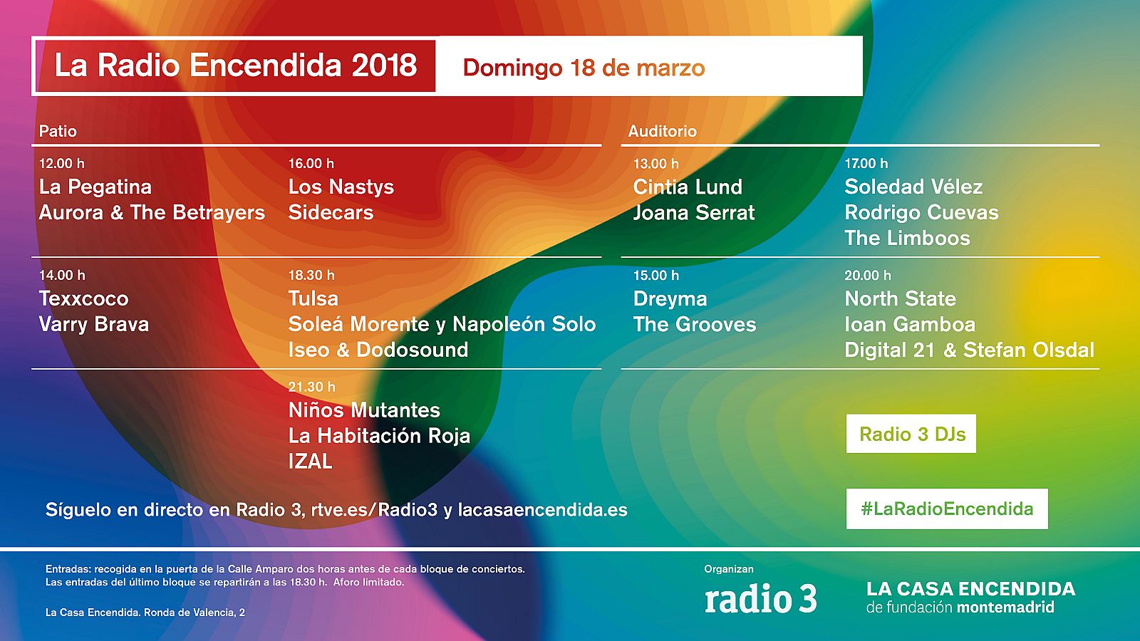 Cartel de La Radio Encendida 2018