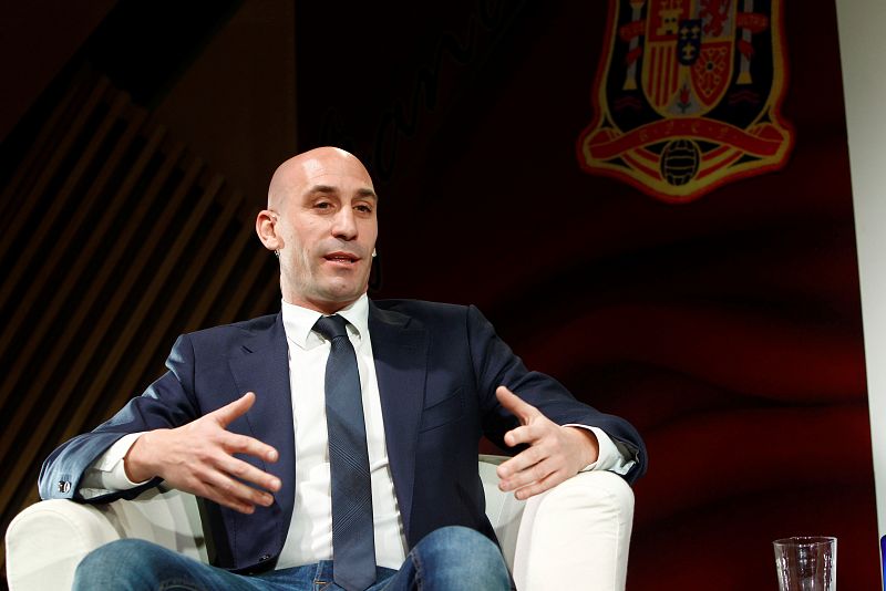 El candidato a la presidencia de Federación Española Luis Rubiales.