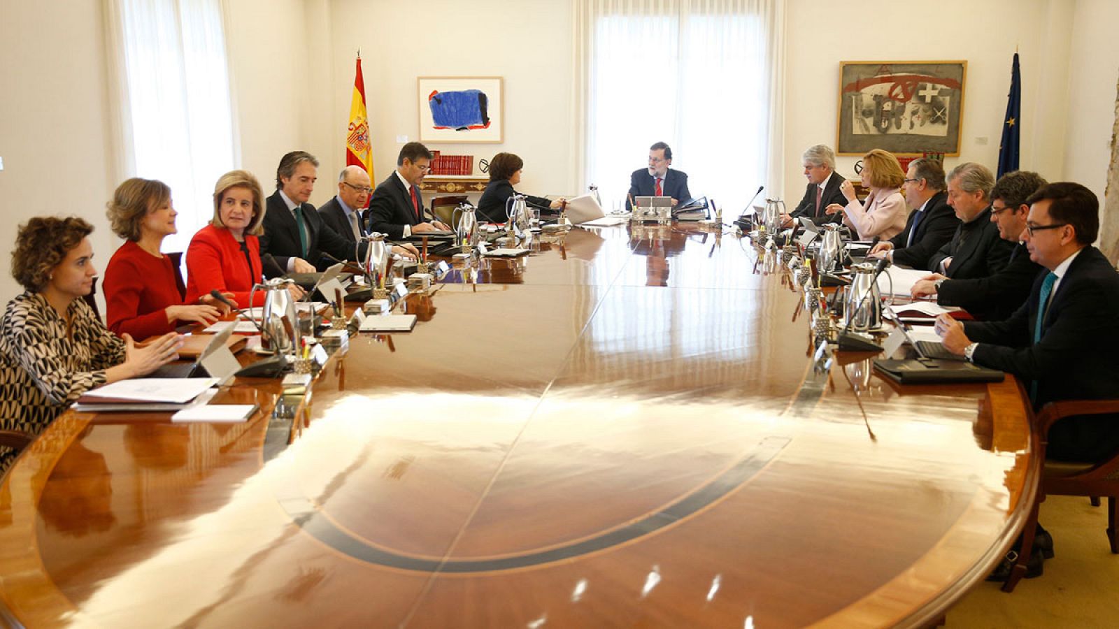 Reunión del Consejo de Ministros en marzo de 2018