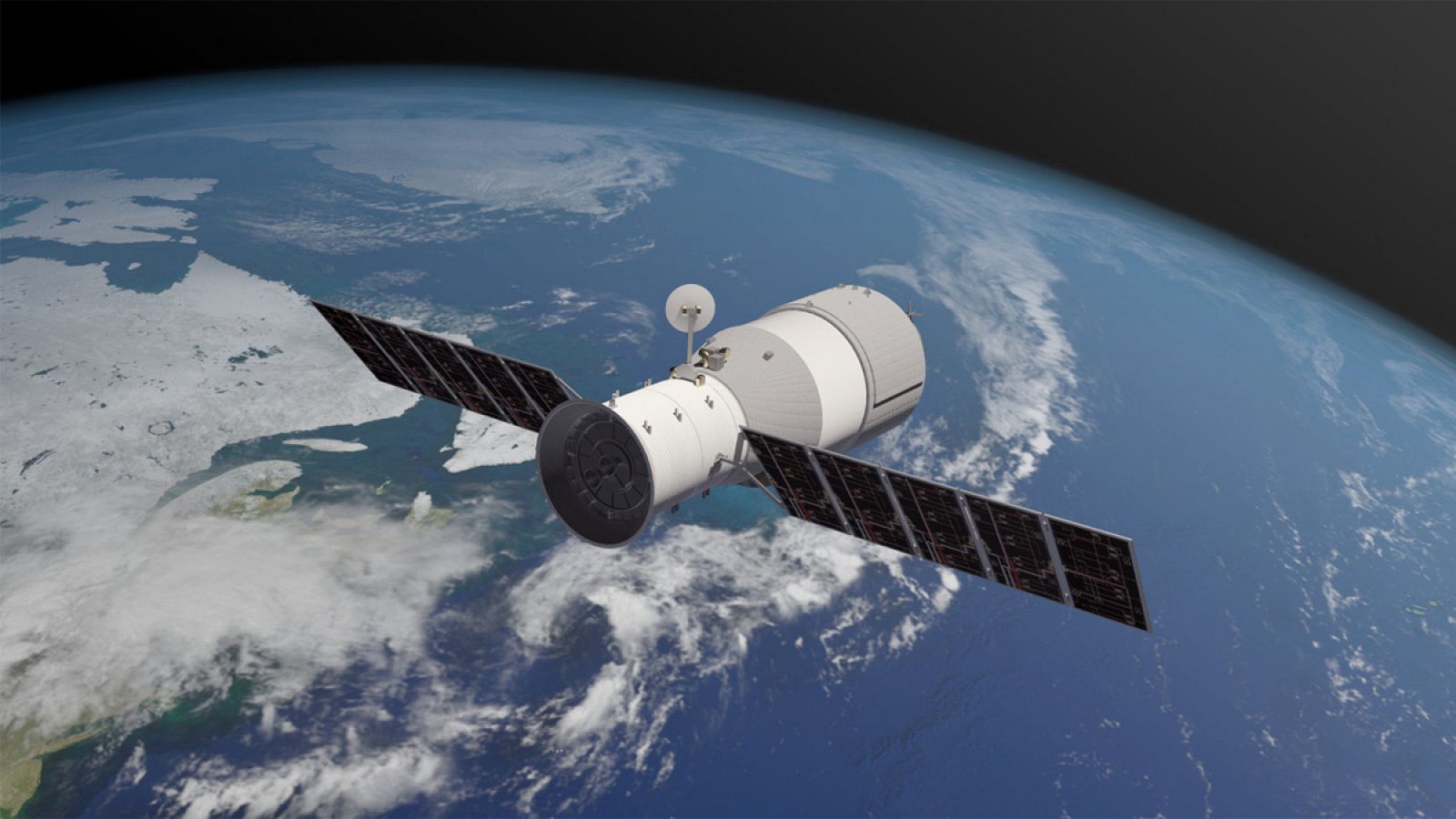 El laboratorio orbital Tiangong 1 está en desuso desde 2016 y vaga sin control alrededor de la Tierra.