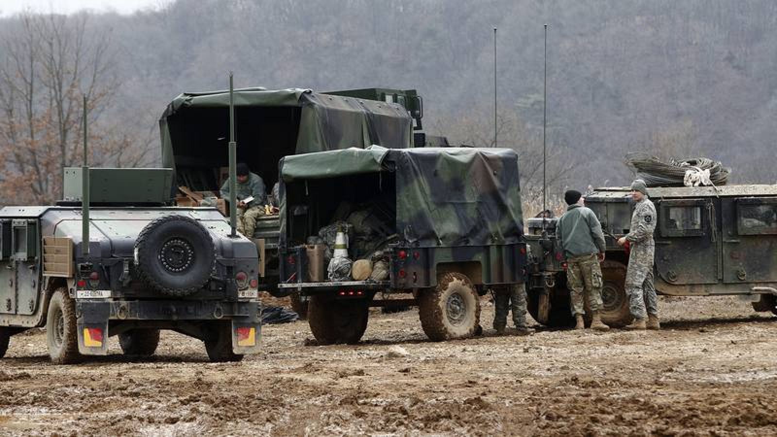 Imagen de archivo de maniobras conjuntas entre Corea del Sur y EE.UU. en la región surcoreana de Yeoncheon