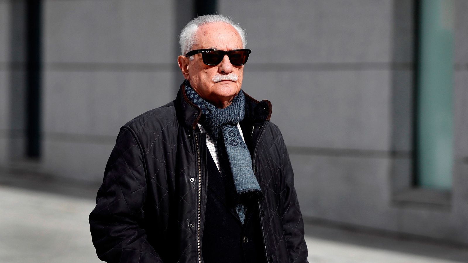 El exdelegado del Gobierno de Ceuta Luis Vicente Moro, a su llegada a la Audiencia Nacional