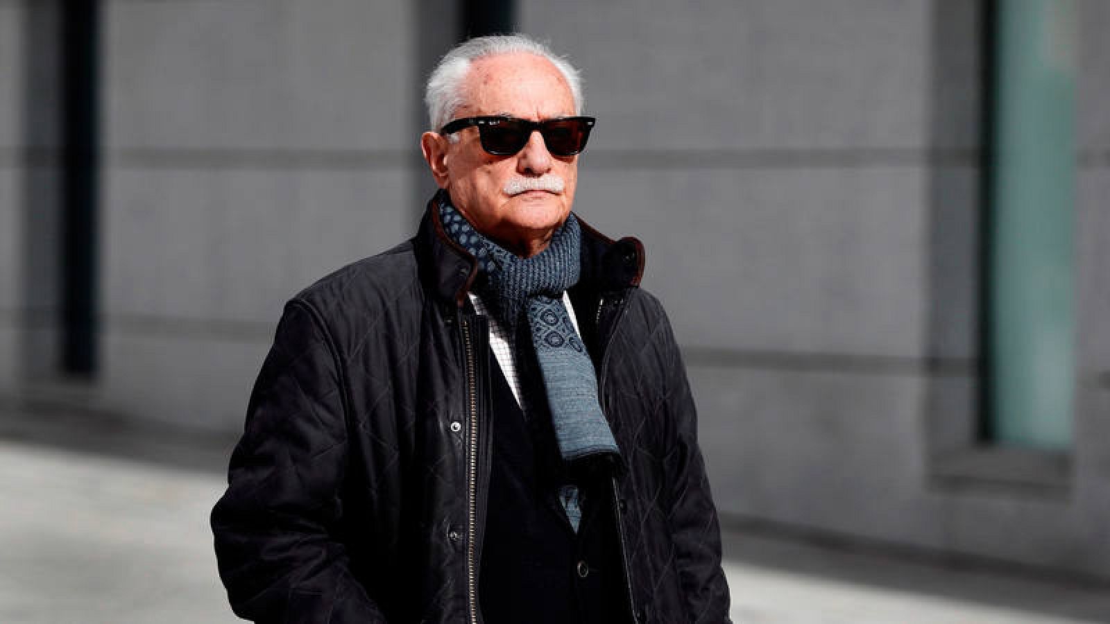 El exdelegado del Gobierno de Ceuta Luis Vicente Moro, a su llegada a la Audiencia Nacional 