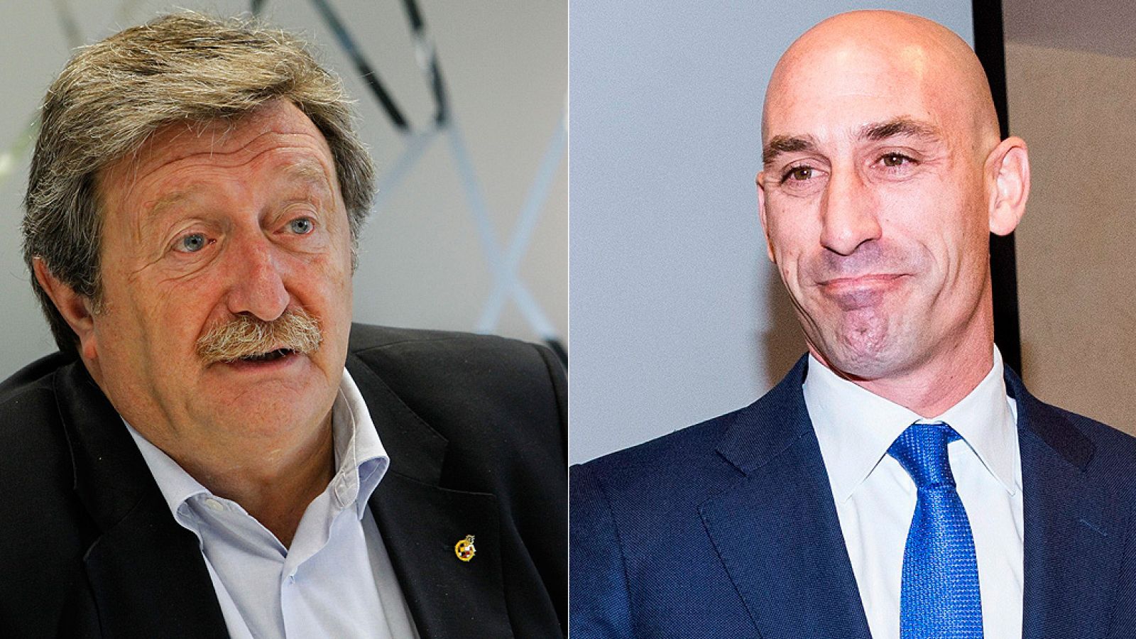 Juan Luis Larrea y Luis Rubiales, candidatos a la presidencia de la RFEF.