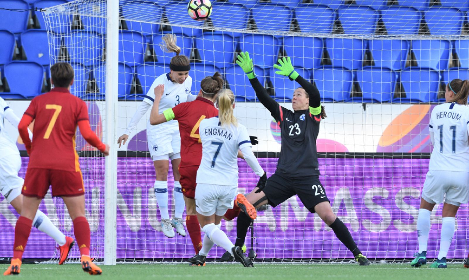 Imagen del Finlandia - España, clasificatorio para el Mundial 2019