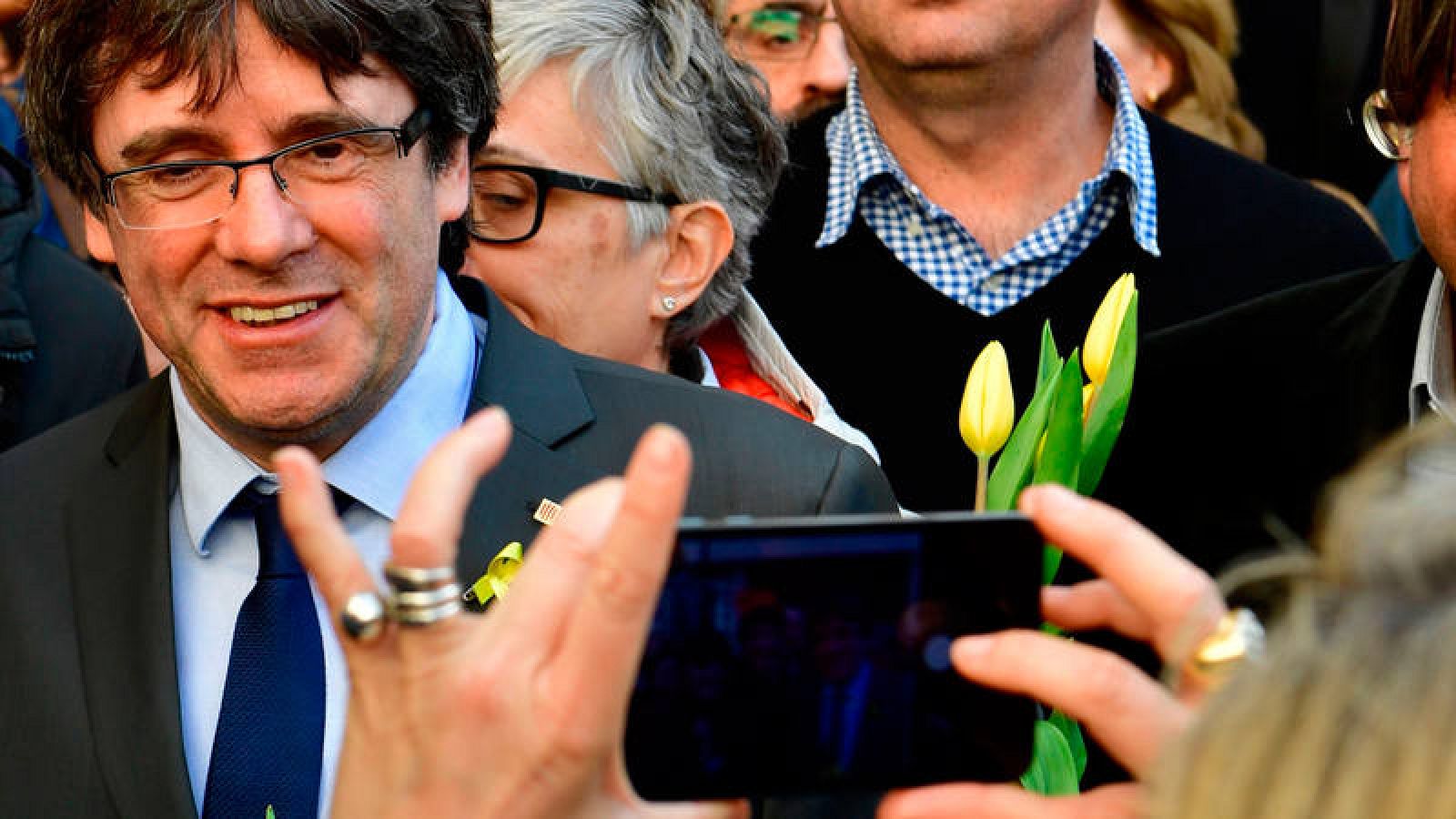 El expresidente catalán y líder de Junts per Catalunya, Carles Puigdemont.