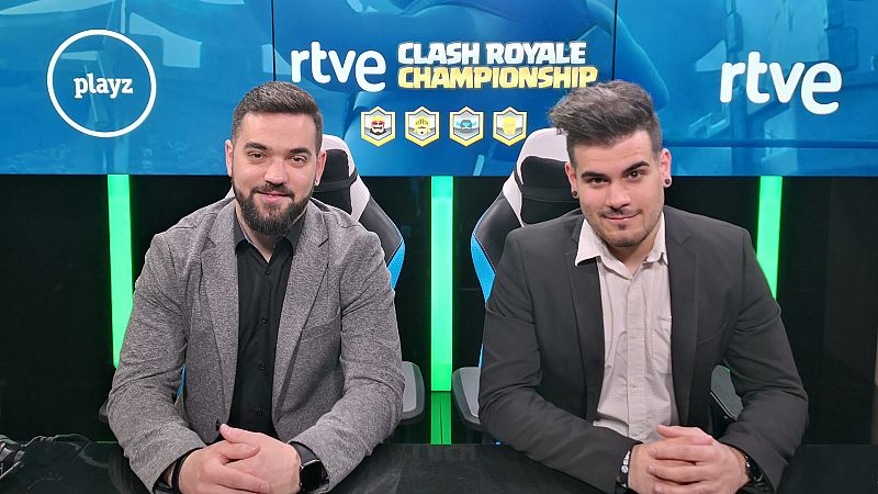 Seniki y Álex polo, 'casters' de RTVE Clash Royale Championship