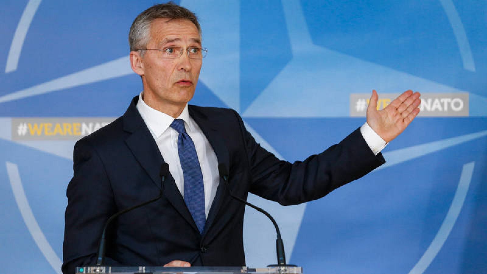  El secretario general de la OTAN, Jens Stoltenberg