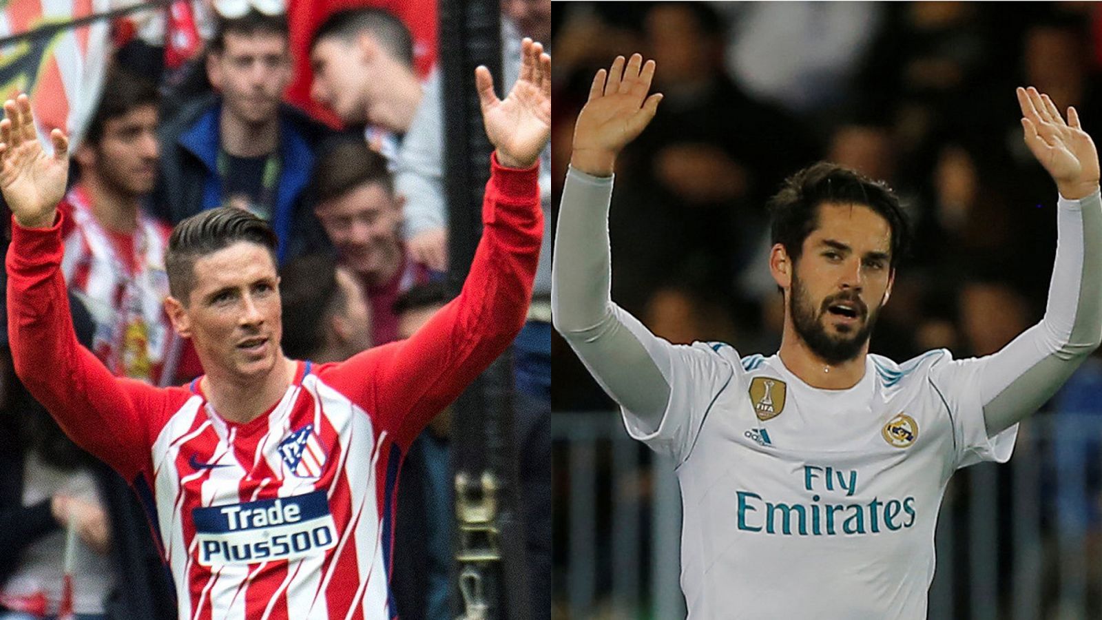 Torres e Isco celebran sus goles este domingo